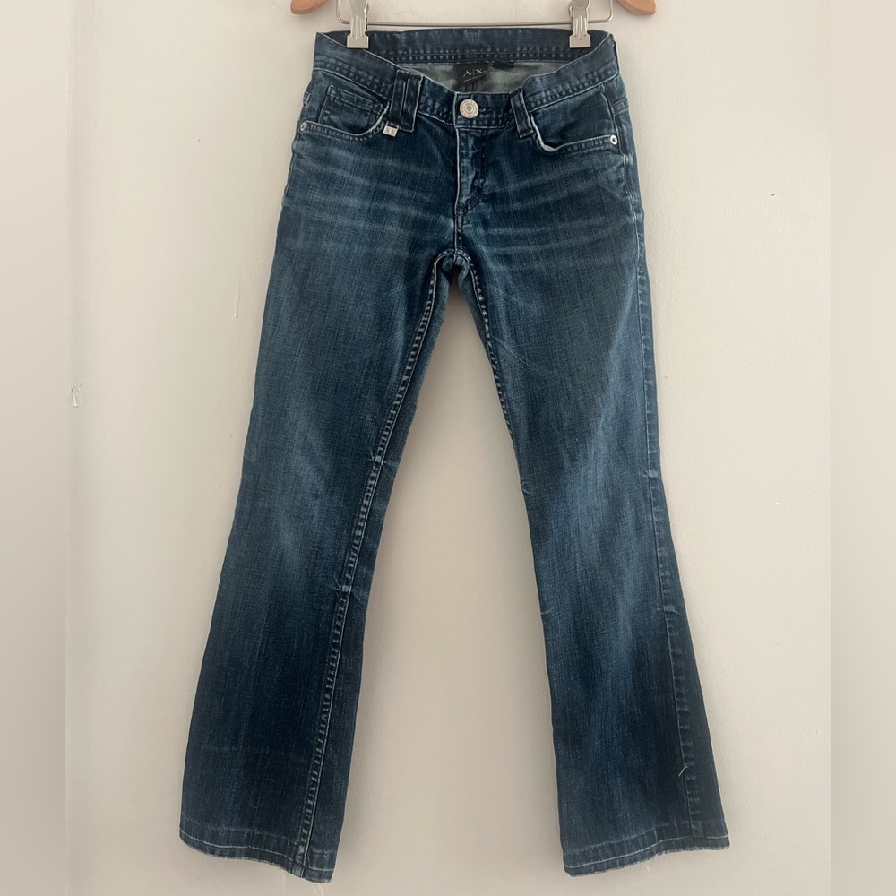 Vintage Low Rise Armani Bootcut Jeans 0